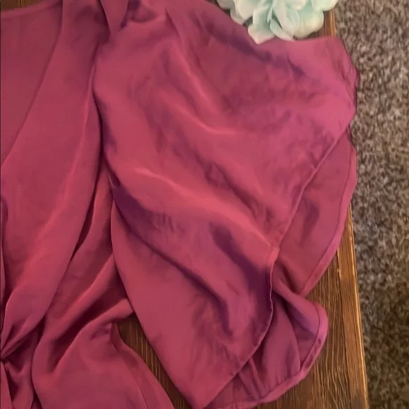 DKNY Women's Magenta Blouse - Picture 6 of 10